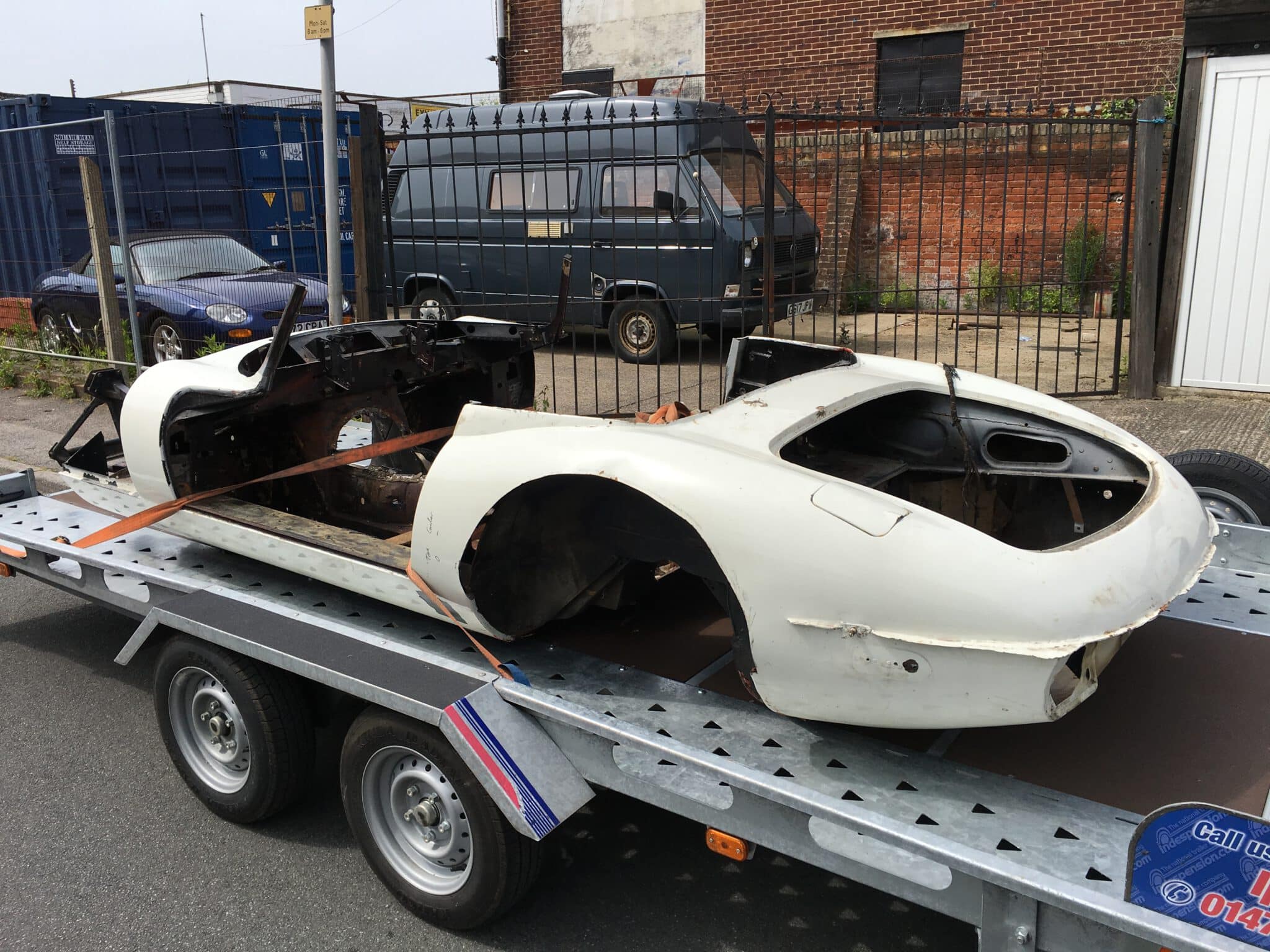 100616 Jaguar E Type Going To Paint 4 1 scaled