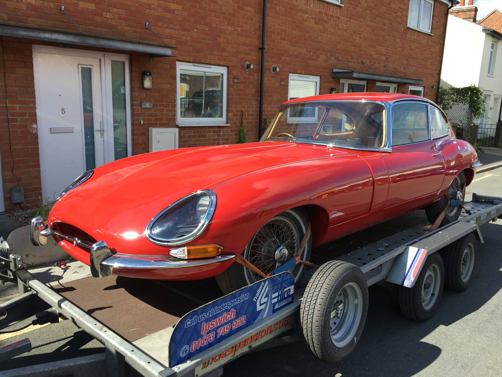 Jaguar E Type Returning to Paintshop