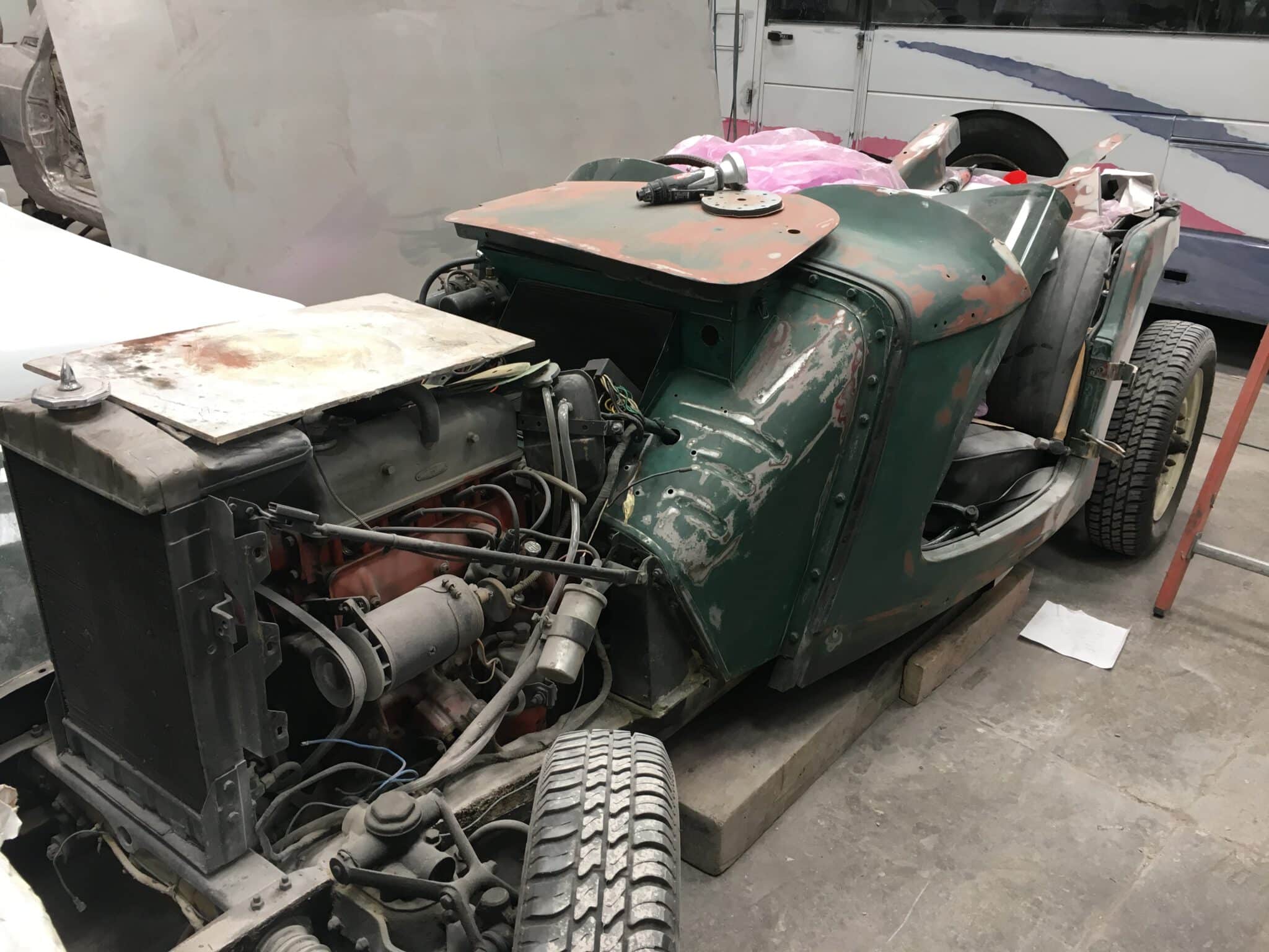 MGTD Stripped in paintshop