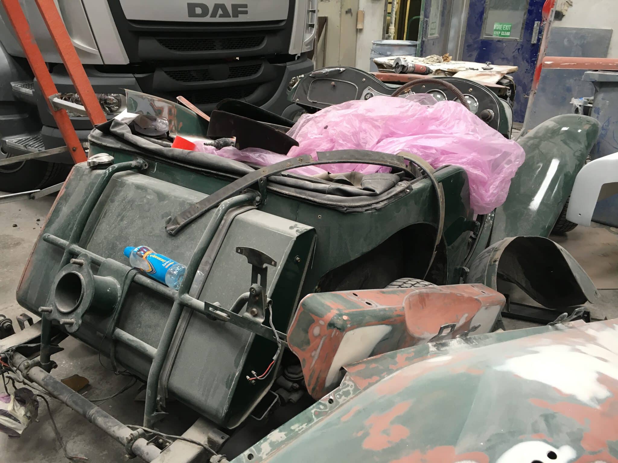 MGTD Stripped in paintshop