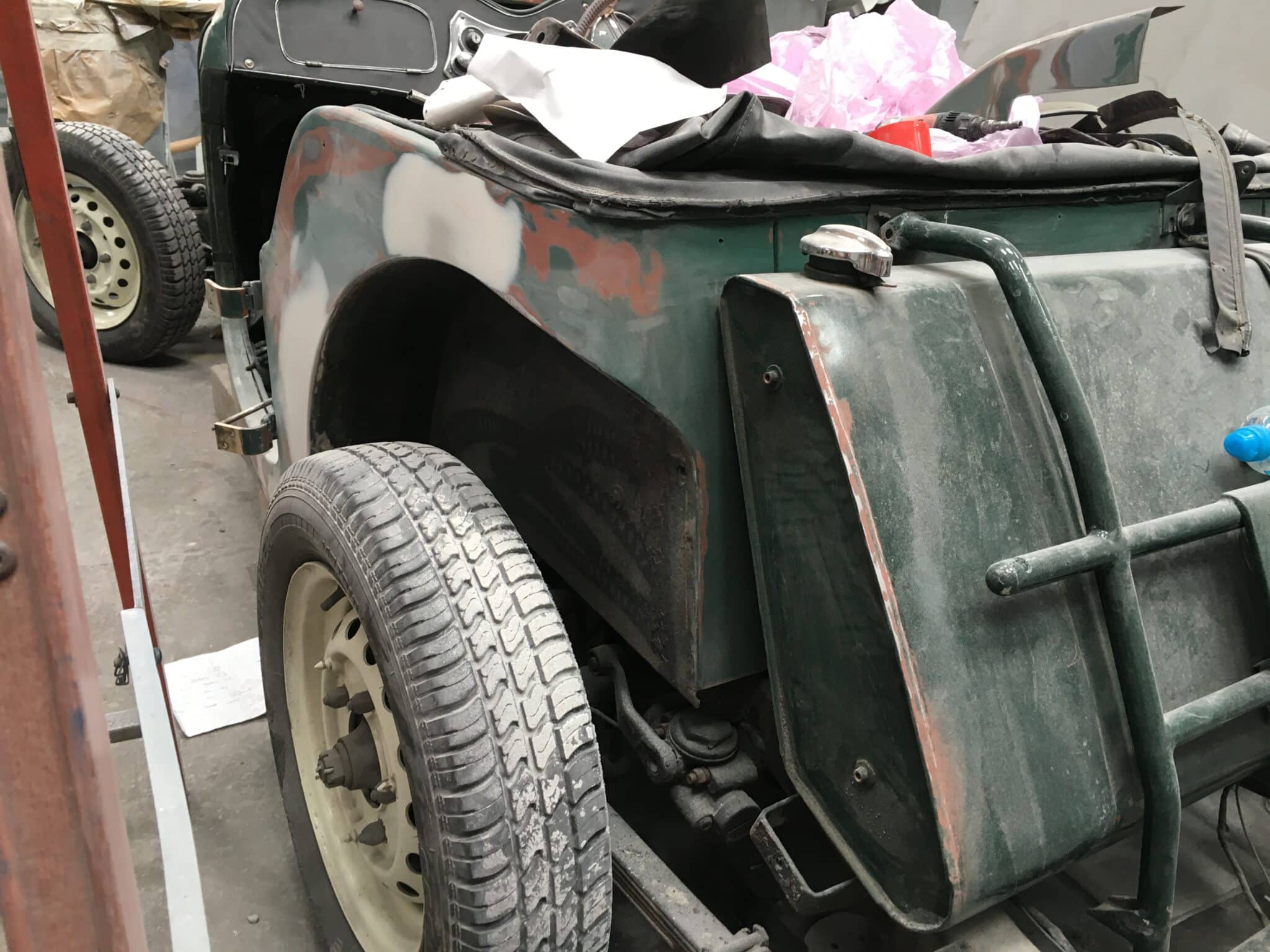 MGTD Stripped in paintshop