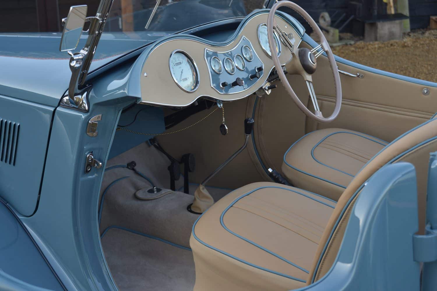 1949 MG YT at Fynn Valley Golf Club 108JPG 1