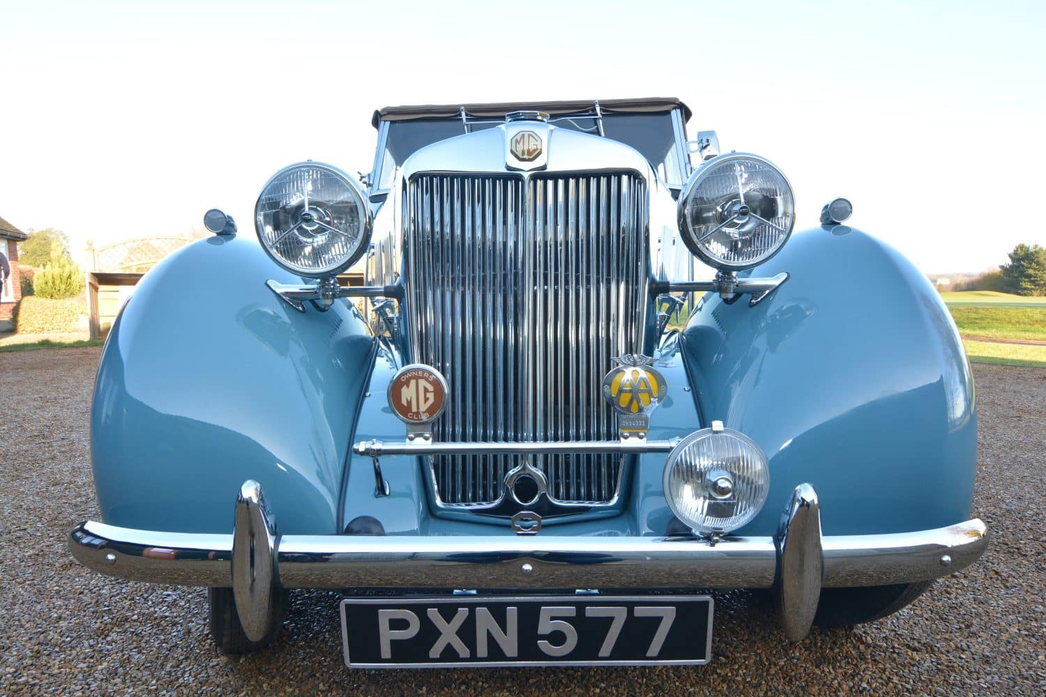 1949 MG YT at Fynn Valley Golf Club 151JPG 1