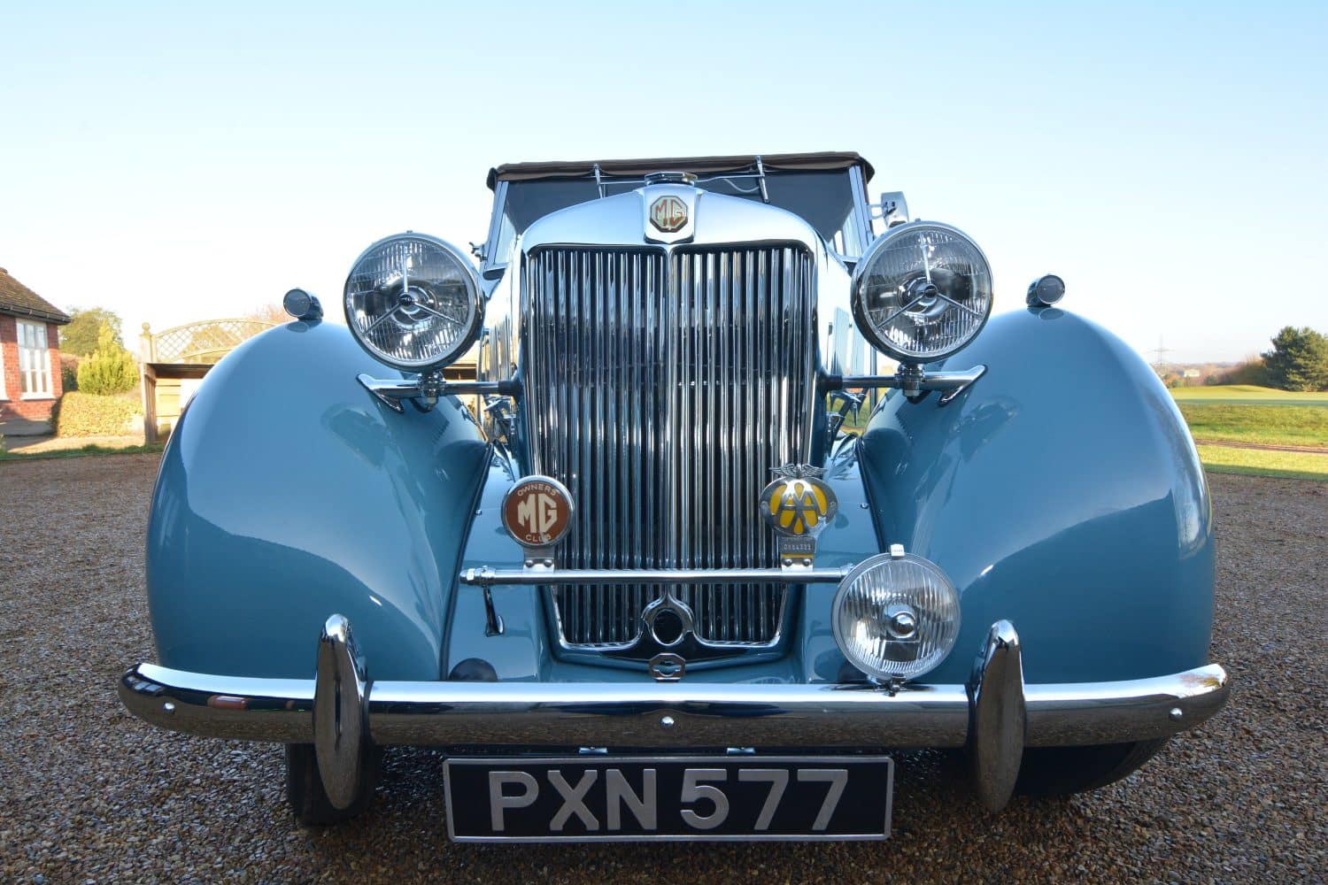 1949 MG YT at Fynn Valley Golf Club 153JPG 1