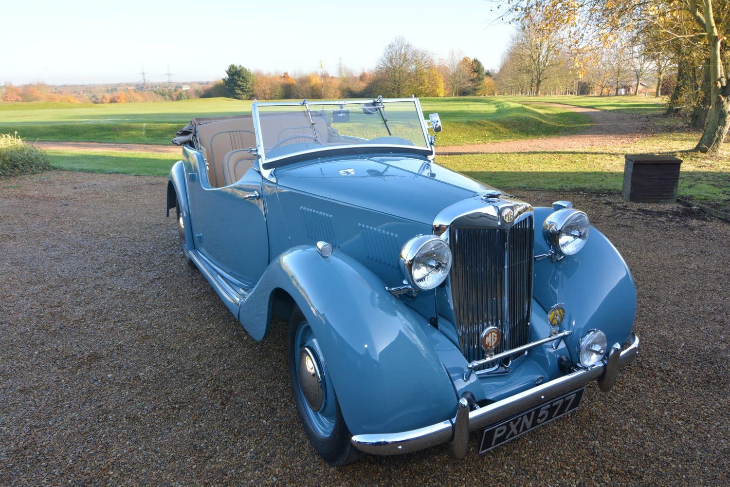 1949 MG YT at Fynn Valley Golf Club 155JPG 1