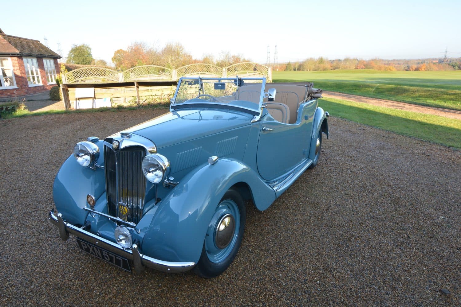 1949 MG YT at Fynn Valley Golf Club 156JPG 1