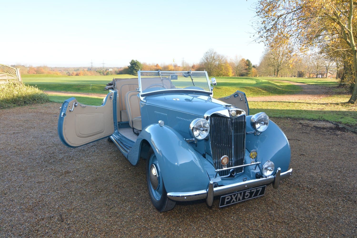 1949 MG YT at Fynn Valley Golf Club 166JPG 1