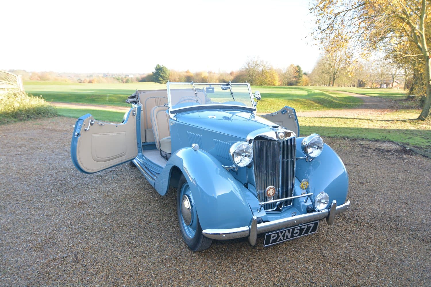 1949 MG YT at Fynn Valley Golf Club 167JPG 1