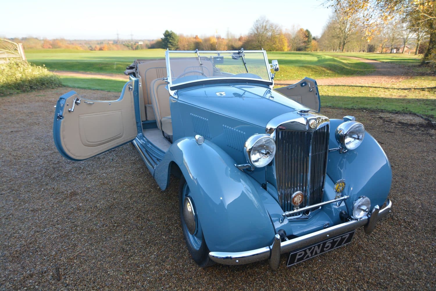 1949 MG YT at Fynn Valley Golf Club 169JPG 1