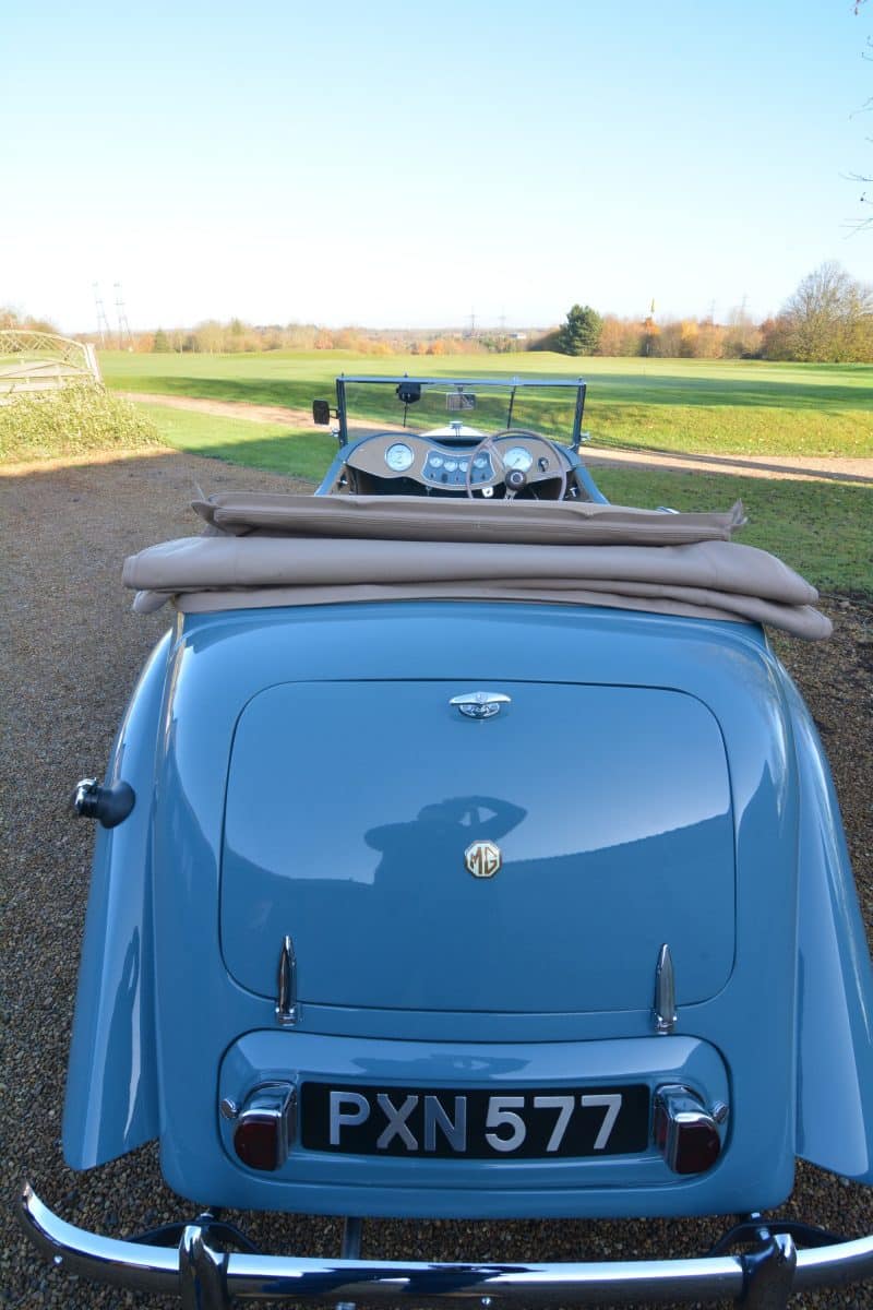 1949 MG YT at Fynn Valley Golf Club 175JPG 1