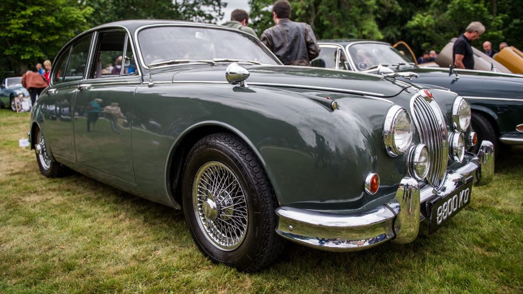 Historic Wheels Rally Brodie Castle Bridge Classic Cars