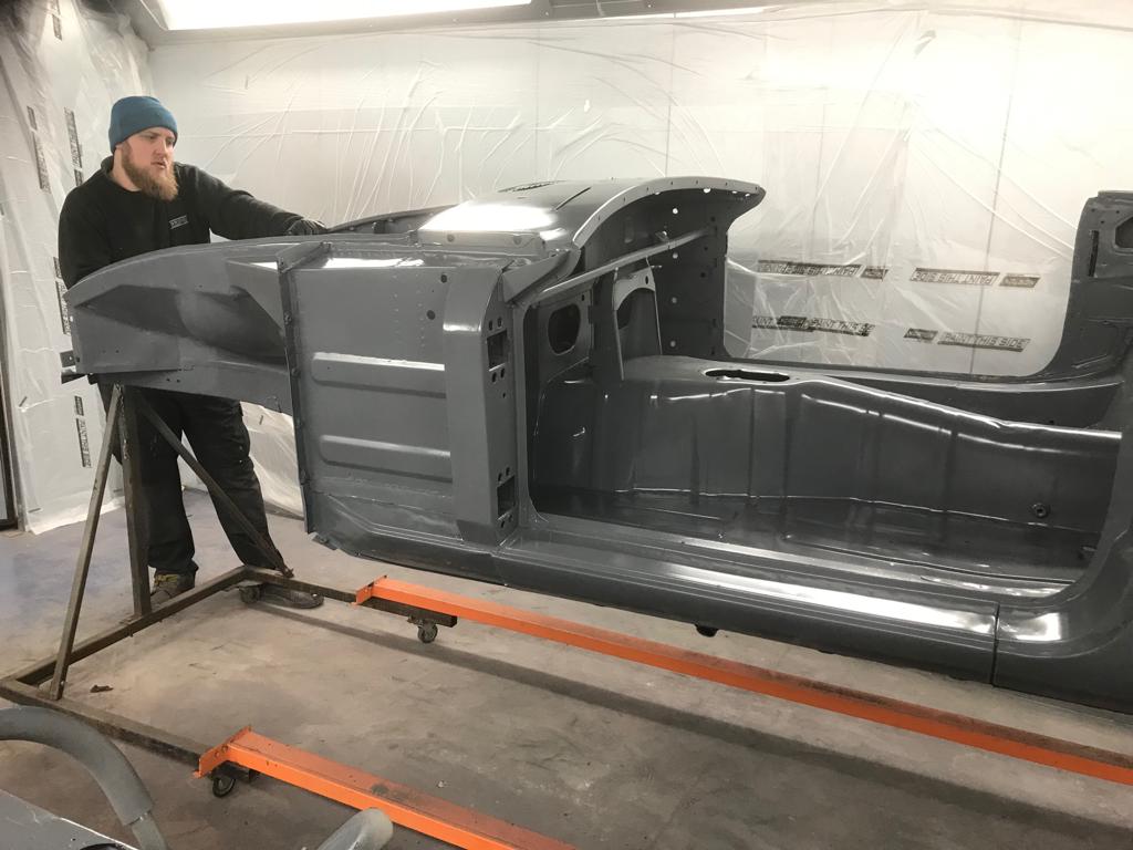 MGB Roadster in etch primer Bridge Classic Cars