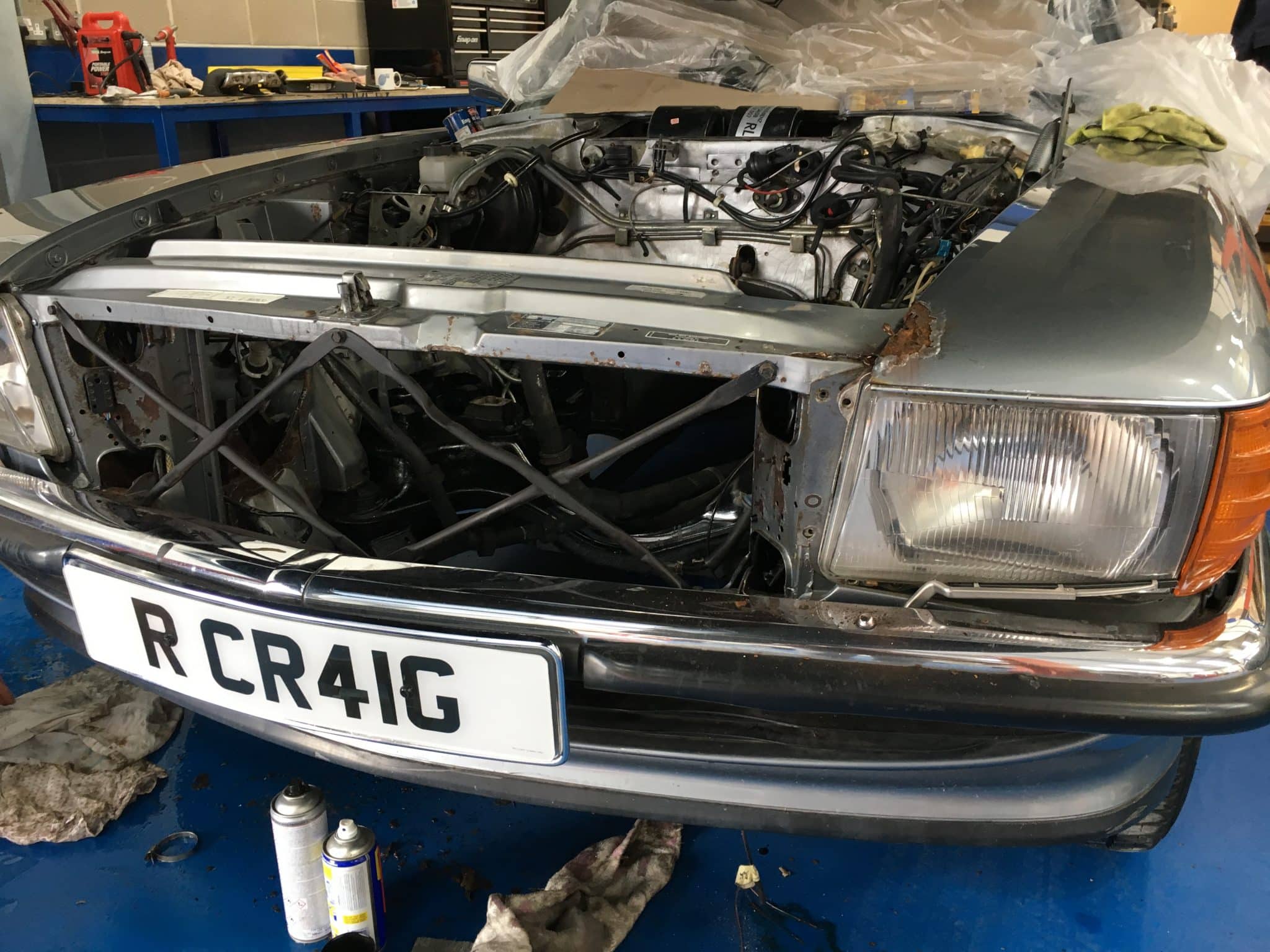 150319 Mercedes SL500 bodywork repair 3 1