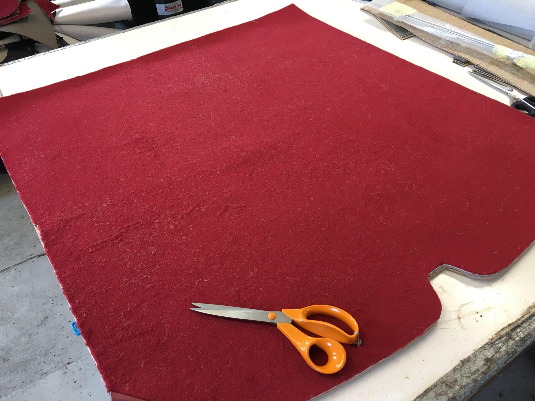 110419 Jaguar E Type Boot Carpet 1