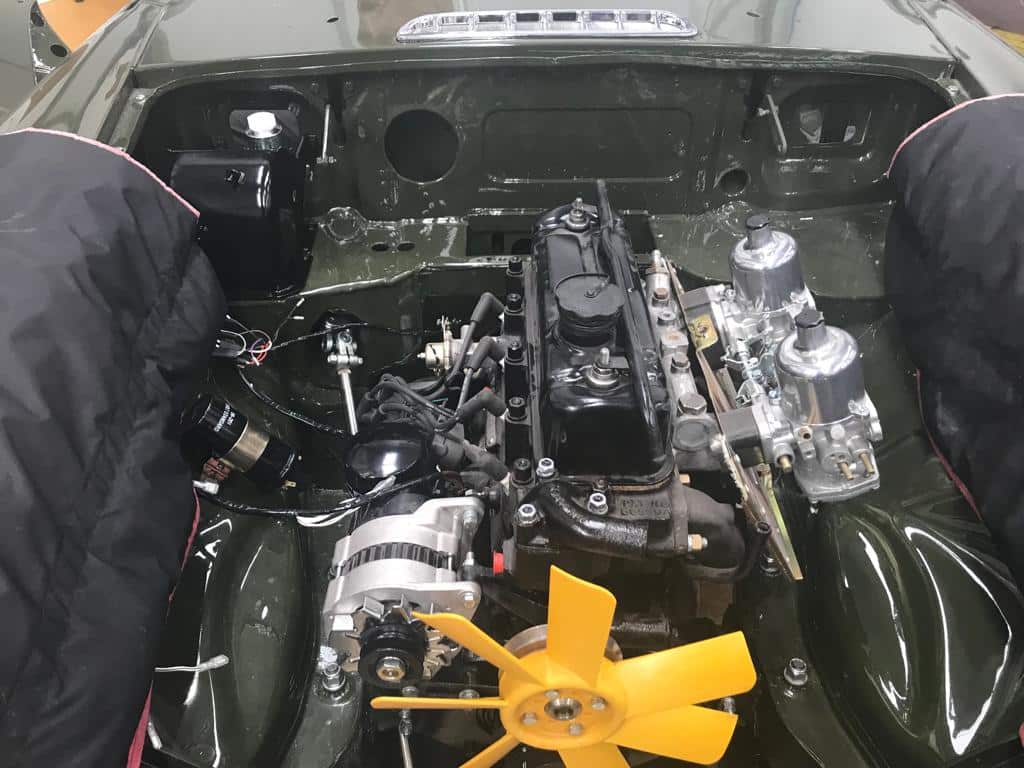 210419 MGB Roadster Fitting Up 17