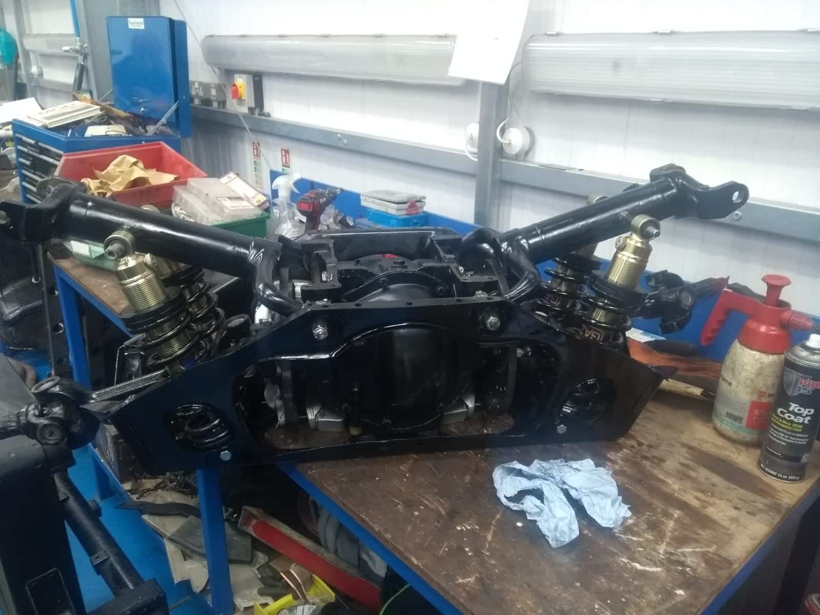 100519 Jaguar E Type Rear Diff Set Up 1