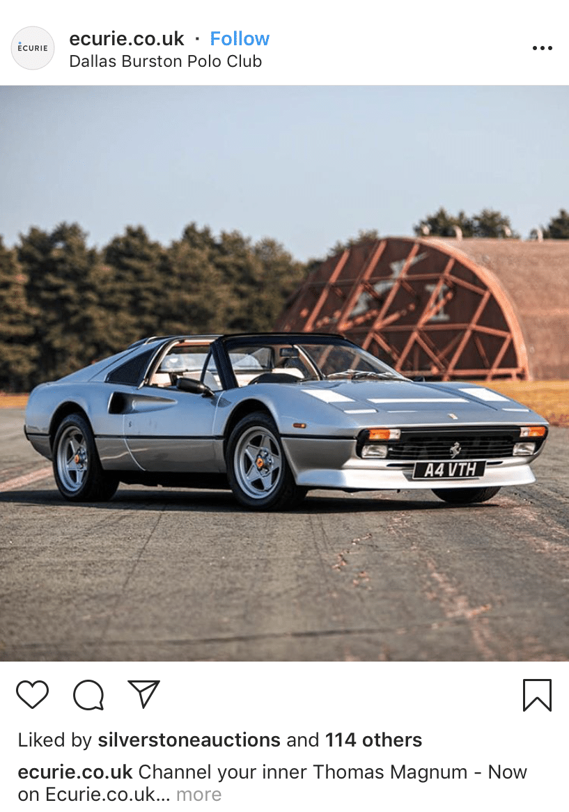 Ecurie.co .uk Ferrari 308GTS 4