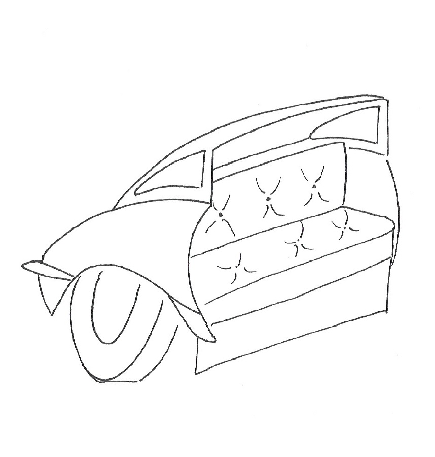 Jaguar E Type Sofa Design