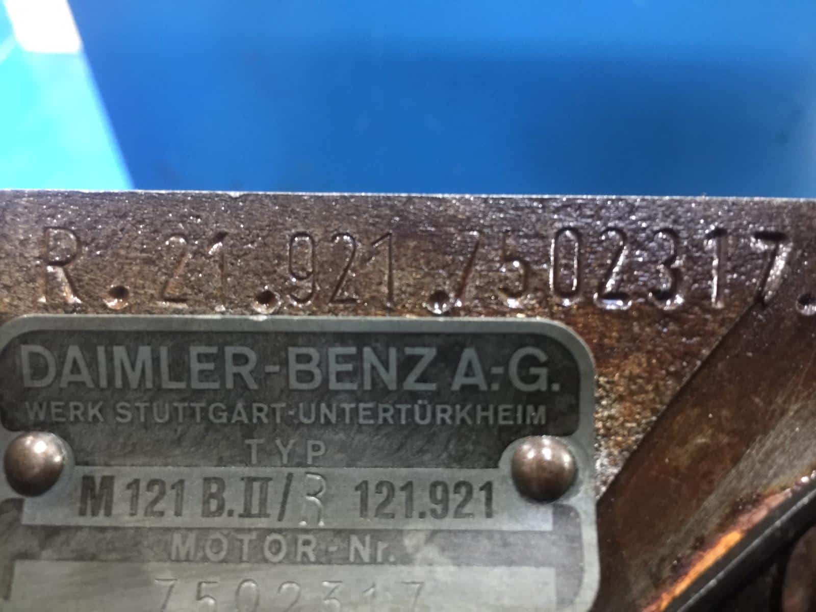 Mercedes 190SL Engine Rebuild