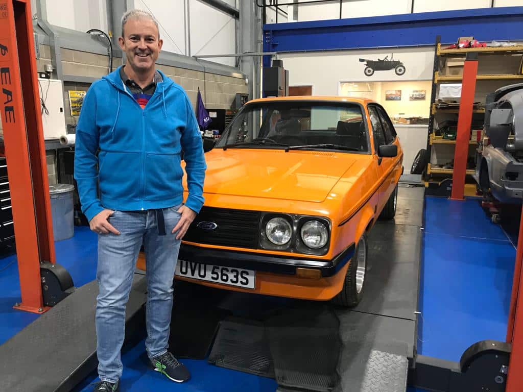 071219 Paul Orriss with his Ford RS2000 1