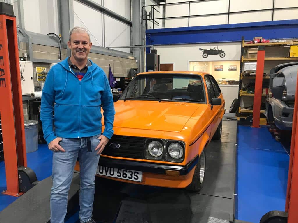 071219 Paul Orriss with his Ford RS2000 2 1