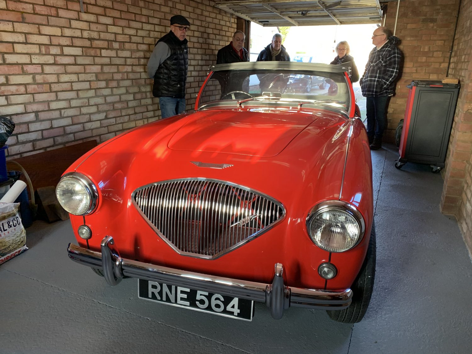 231219 Austin Healey delivered home for Christmas 1