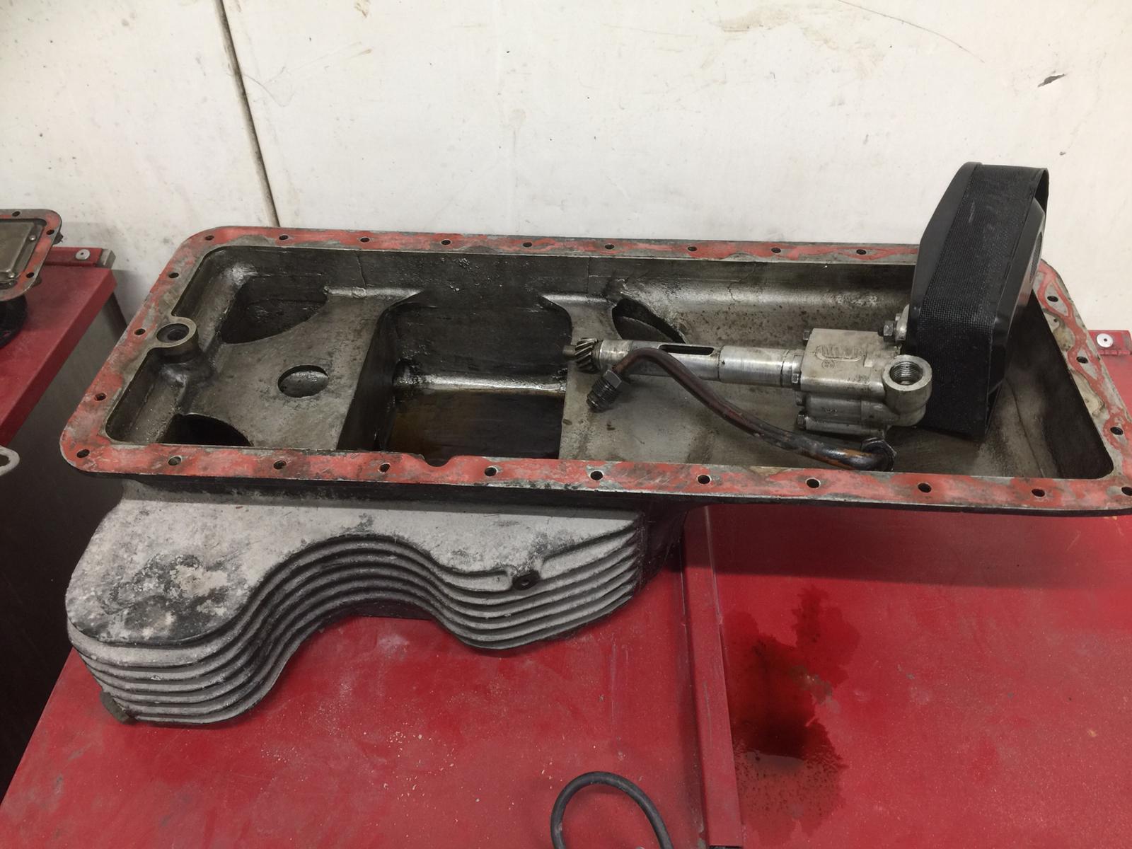 Jensen Engine Stripdown check w Gordon5 1