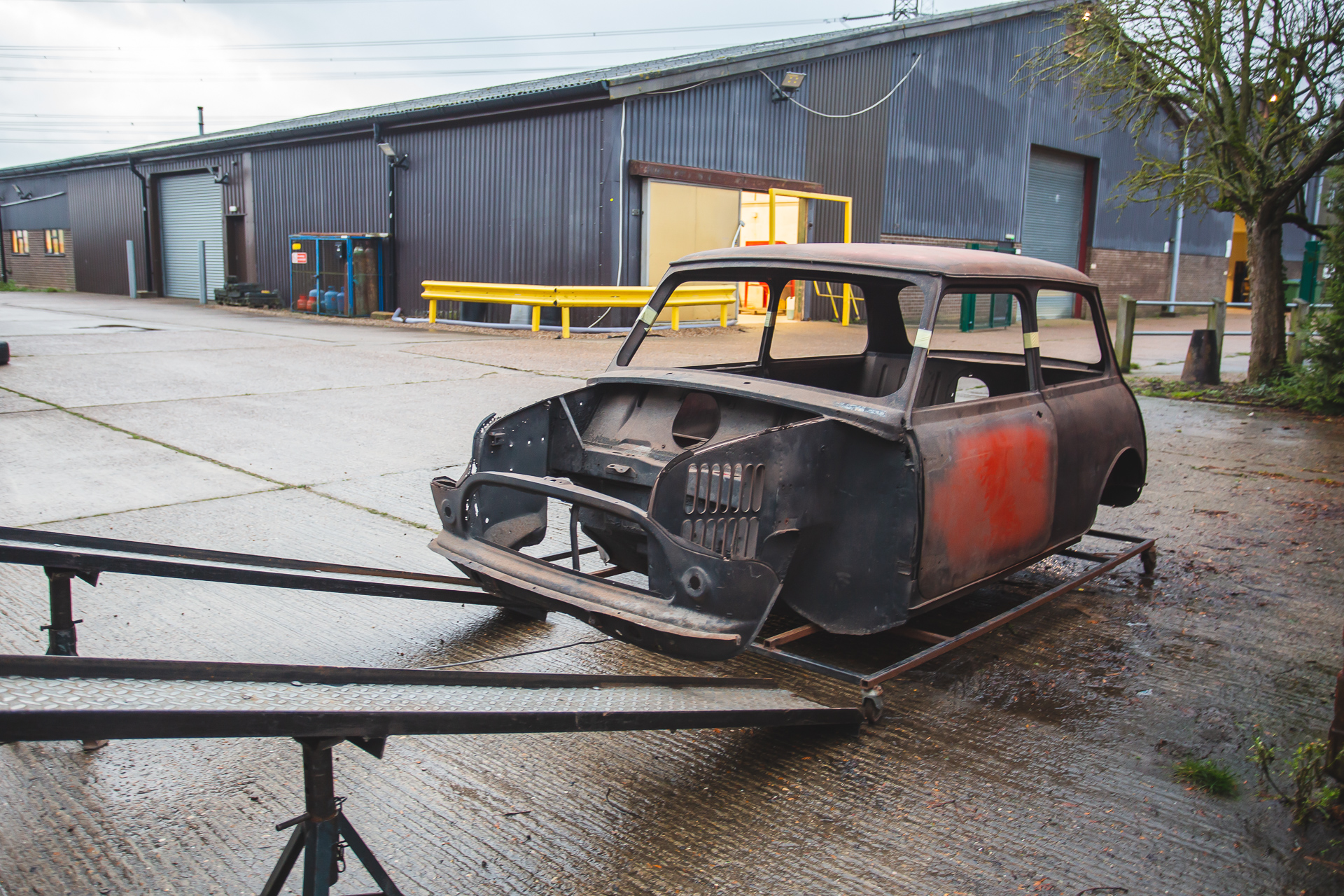 Mini Arriving At The Workshop1 1 1