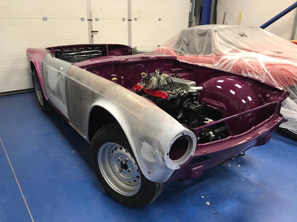 200220 Triumph TR6 Body preparation 1