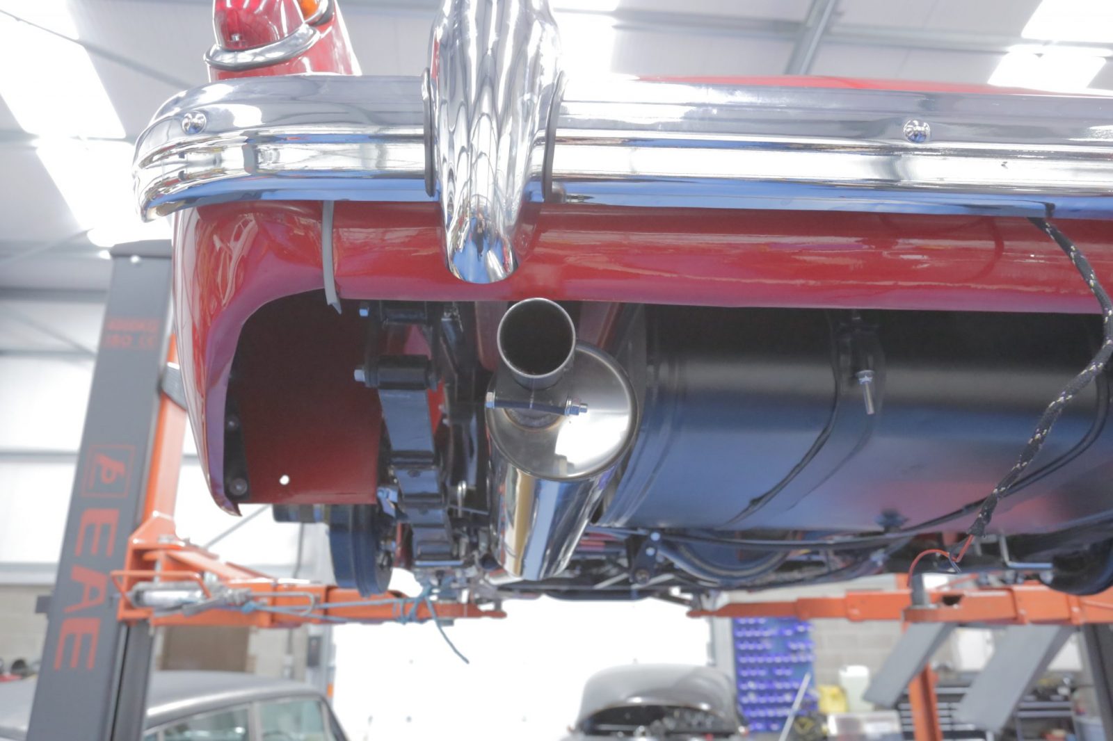 1960 MGA Spash Guards Exhaust5 1