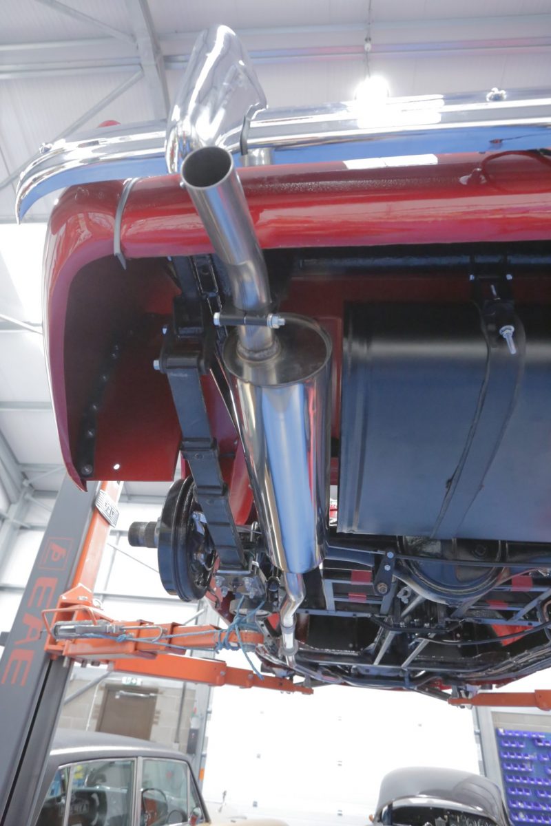 1960 MGA Spash Guards Exhaust6 1