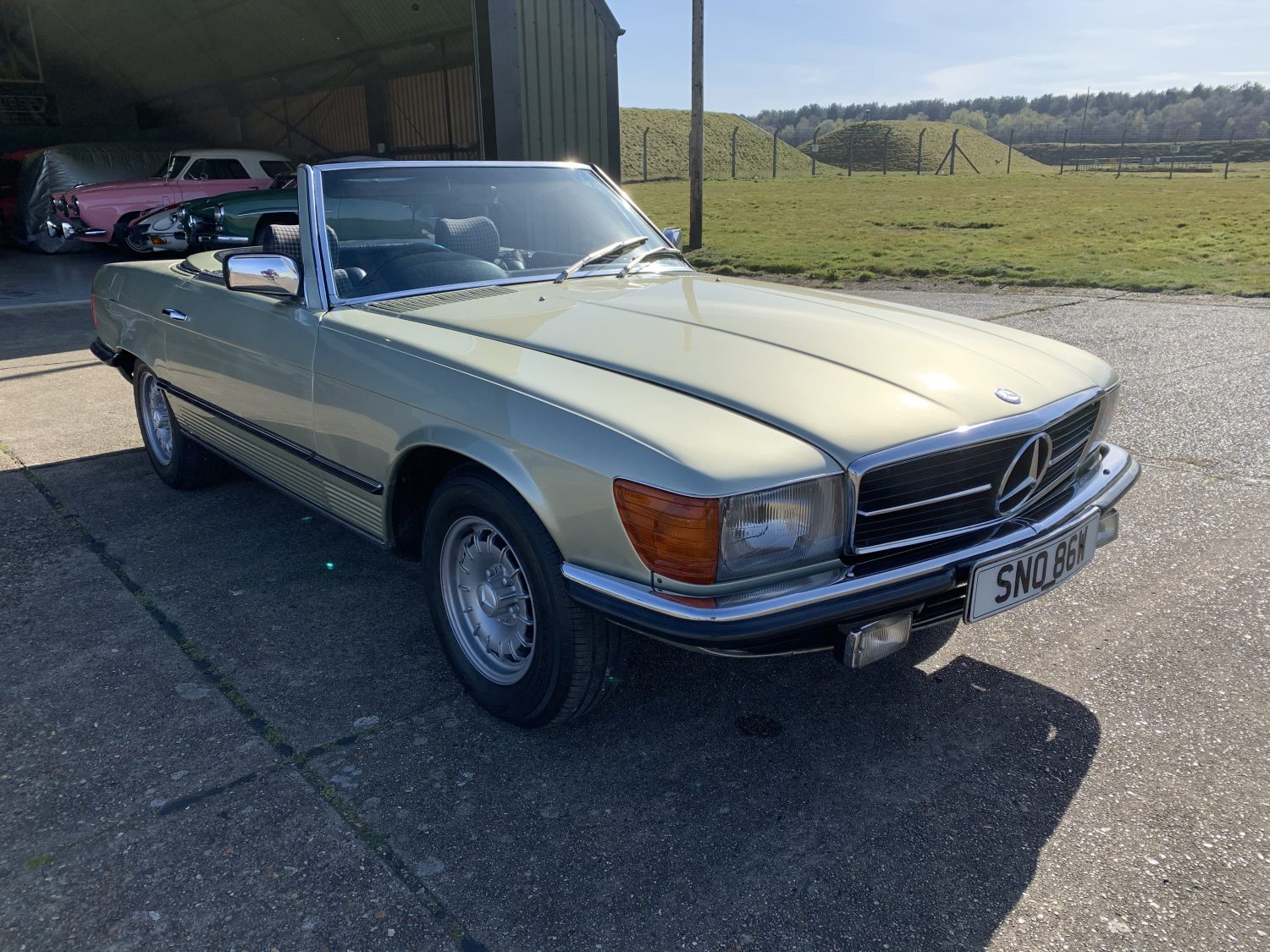 070420 Mercedes 280SL being collected2 1