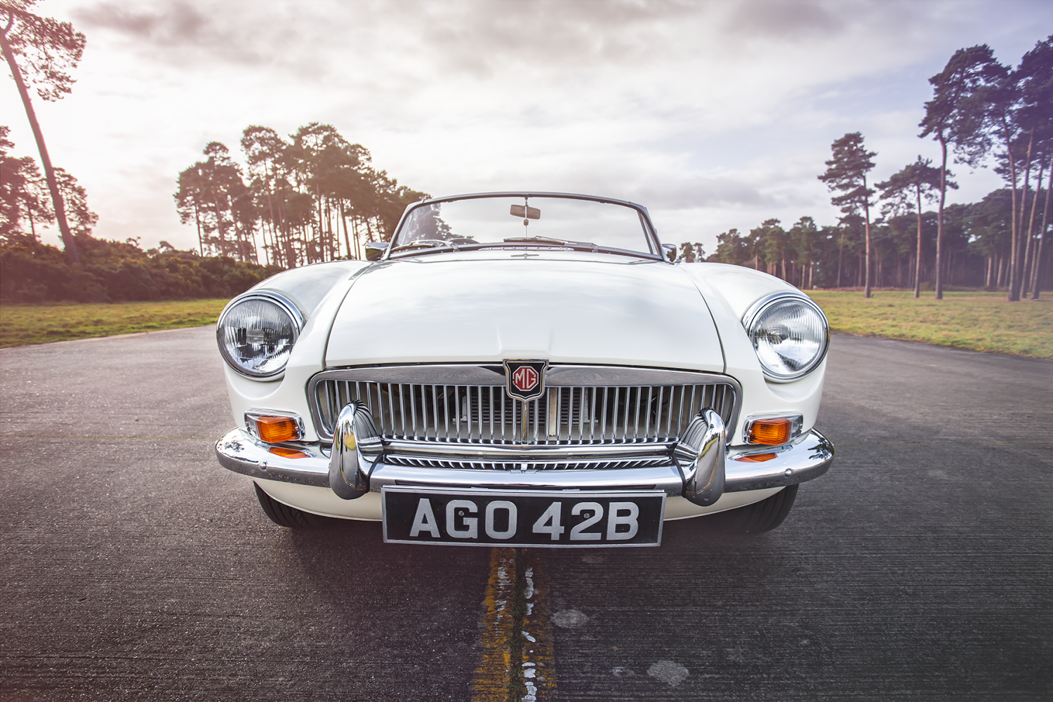 1964 MGB Roadster White Competition Shoot 01 22 1 1