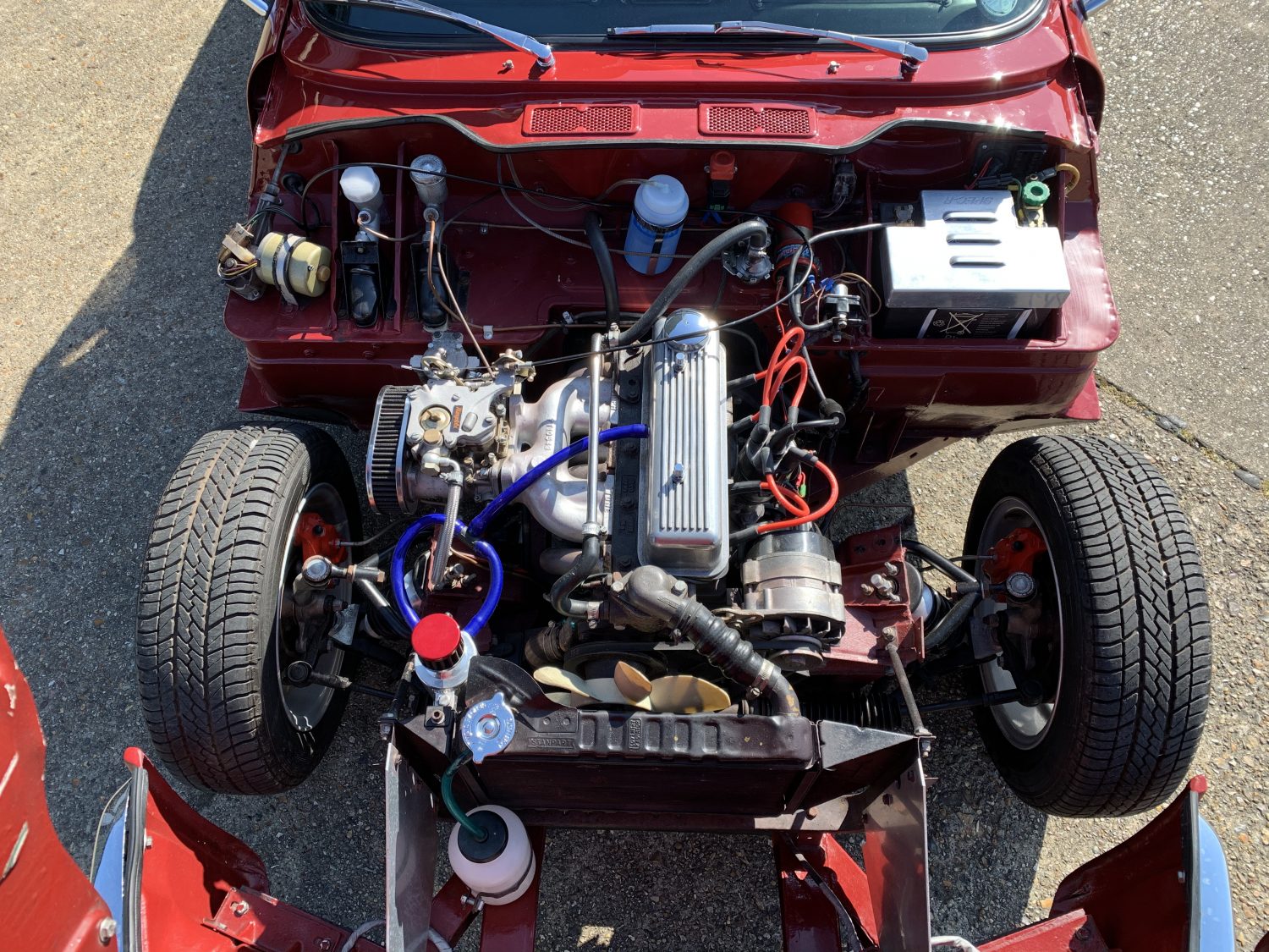 080520 1976 Triumph Spitfire 1500 with Overdrive arriving 10 1