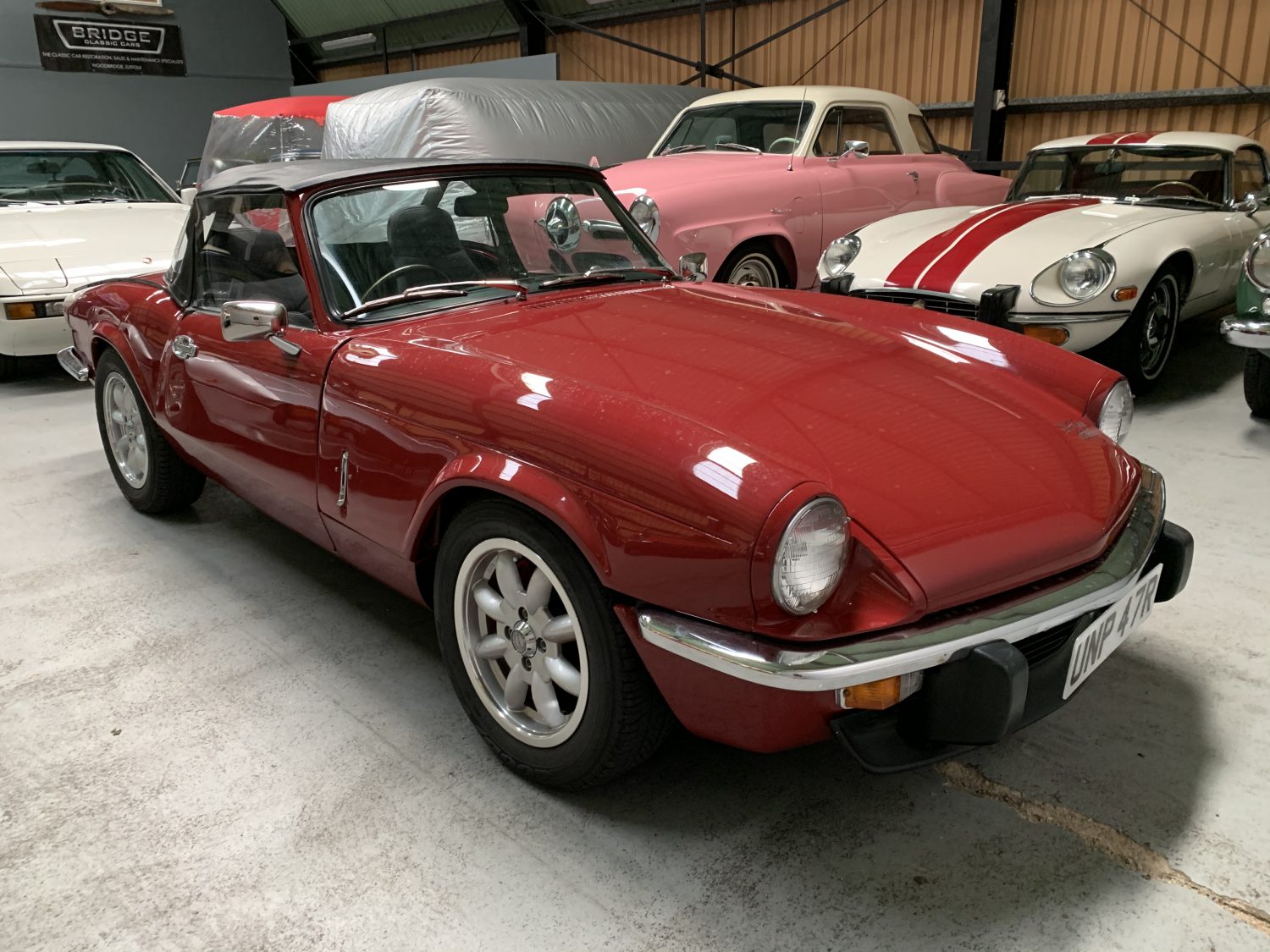 080520 1976 Triumph Spitfire 1500 with Overdrive arriving 13 1