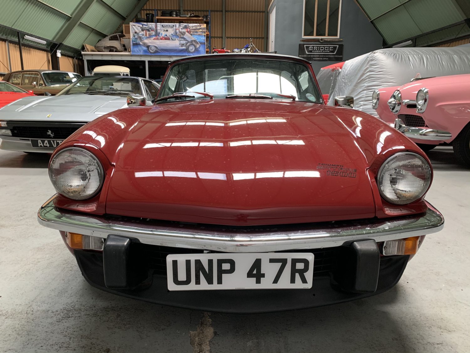 080520 1976 Triumph Spitfire 1500 with Overdrive arriving 14 1