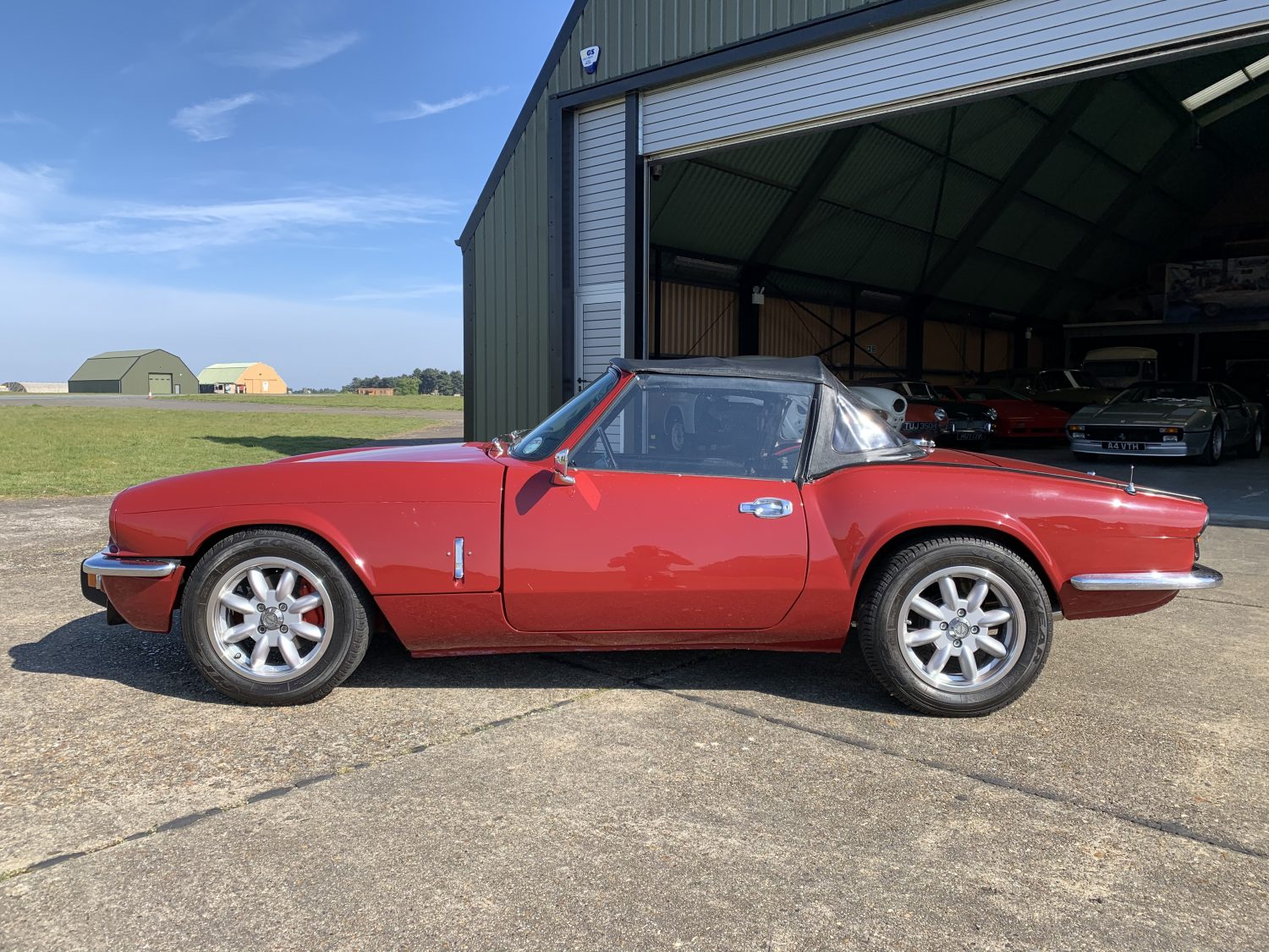 080520 1976 Triumph Spitfire 1500 with Overdrive arriving 4 1