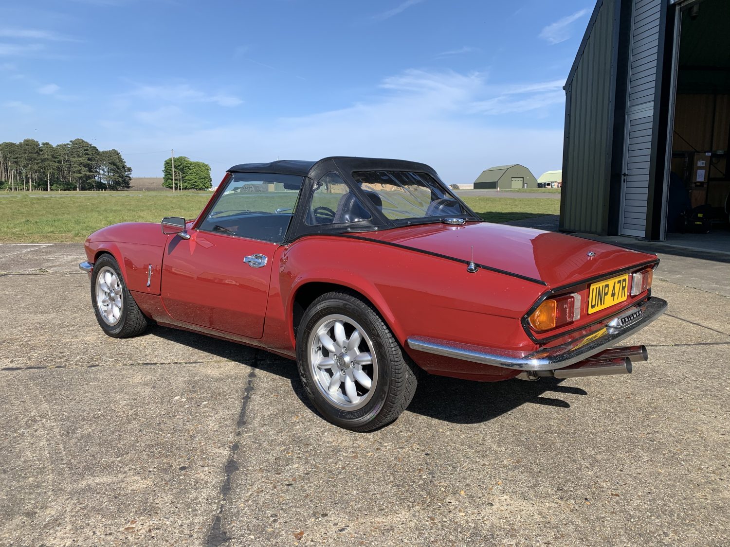 080520 1976 Triumph Spitfire 1500 with Overdrive arriving 5 1