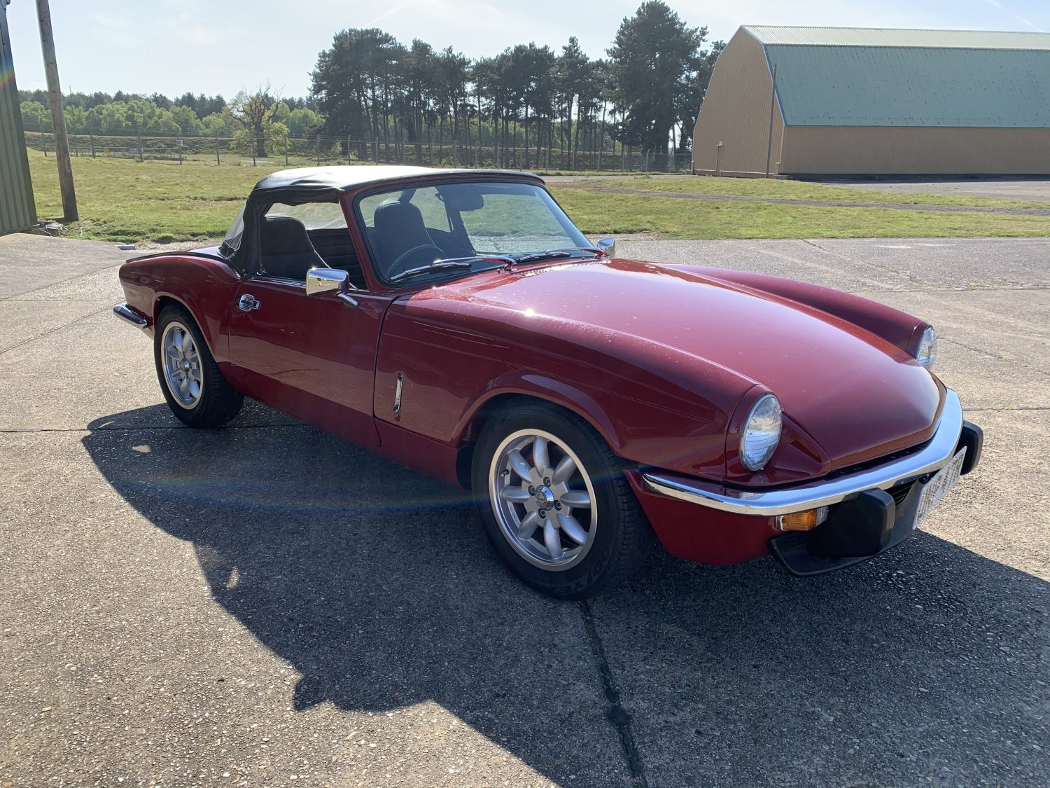 080520 1976 Triumph Spitfire 1500 with Overdrive arriving 8 1
