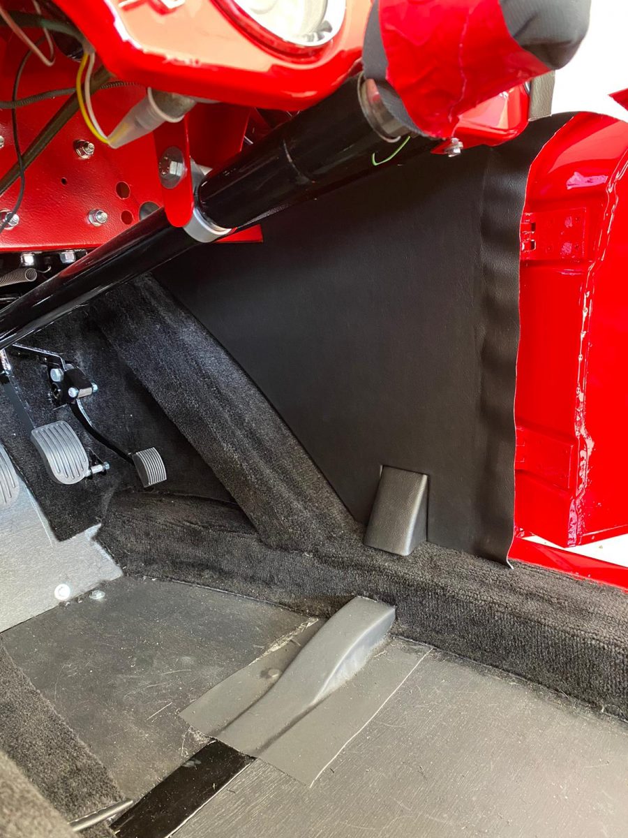 1960 MGA Fitting Carpet and Trim Panels41 1