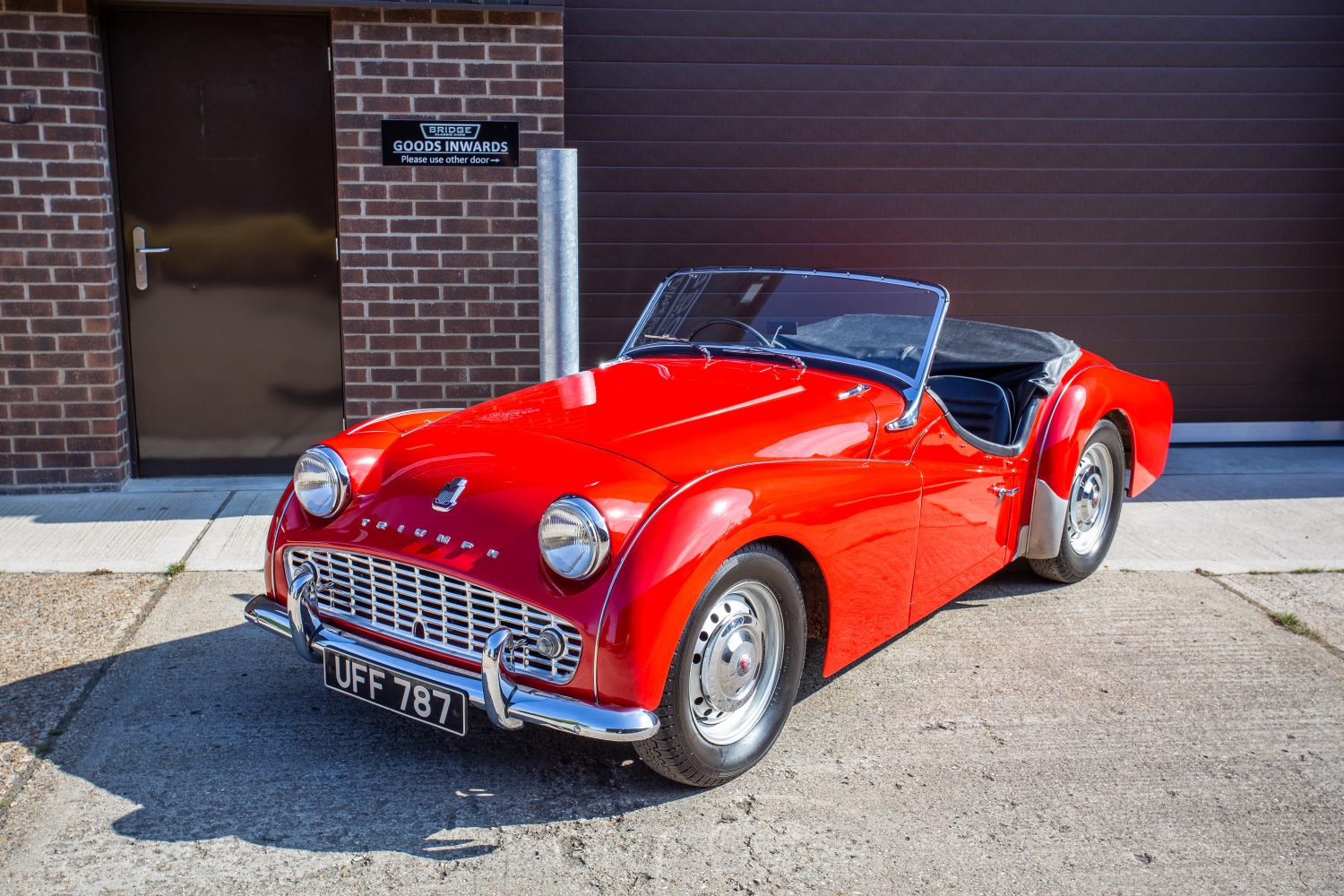 1958 Triumph TR3 Arrives at the Workshop1 1