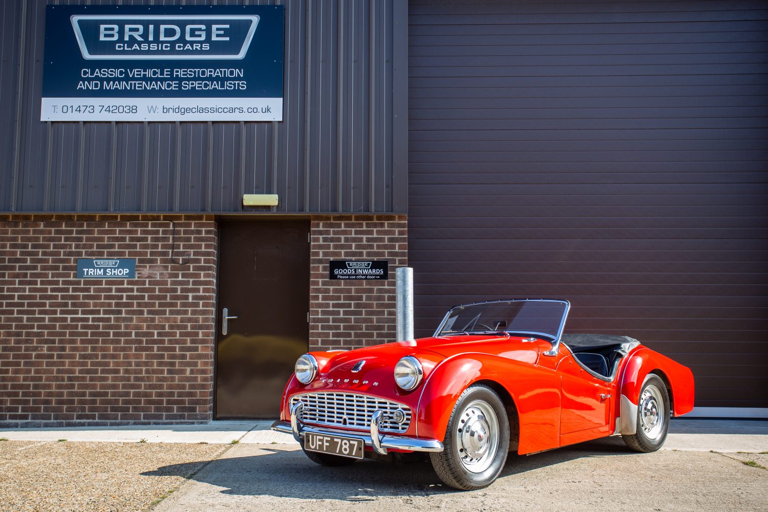 1958 Triumph TR3 Arrives at the Workshop8 1