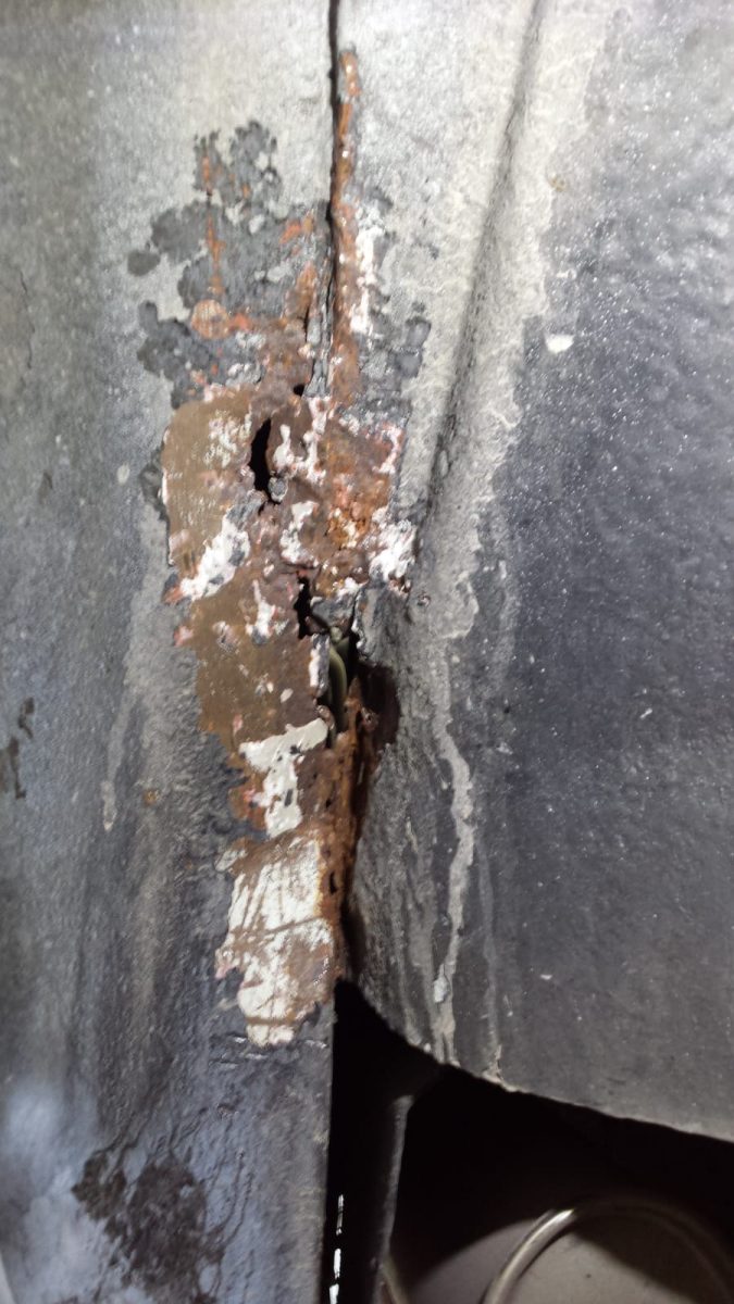 1972 Peugeot 504 rot and rust repairs20 1