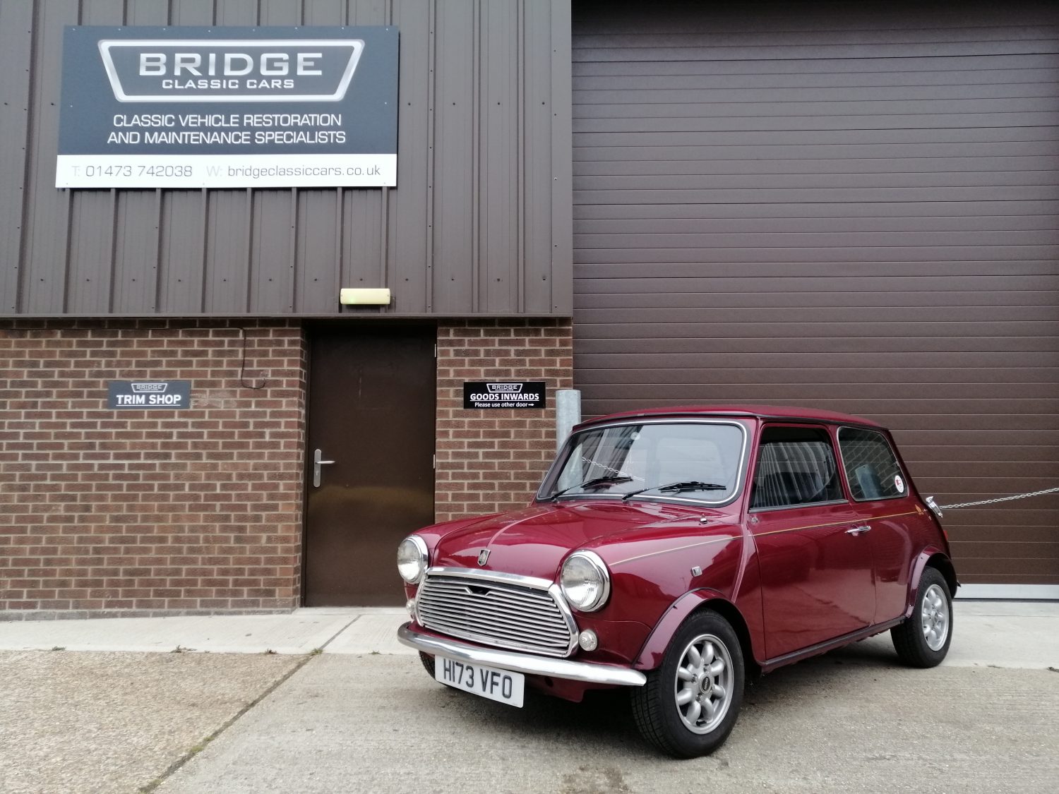 1990 Austin Mini Thirty Arrives at Bridge13 1 1