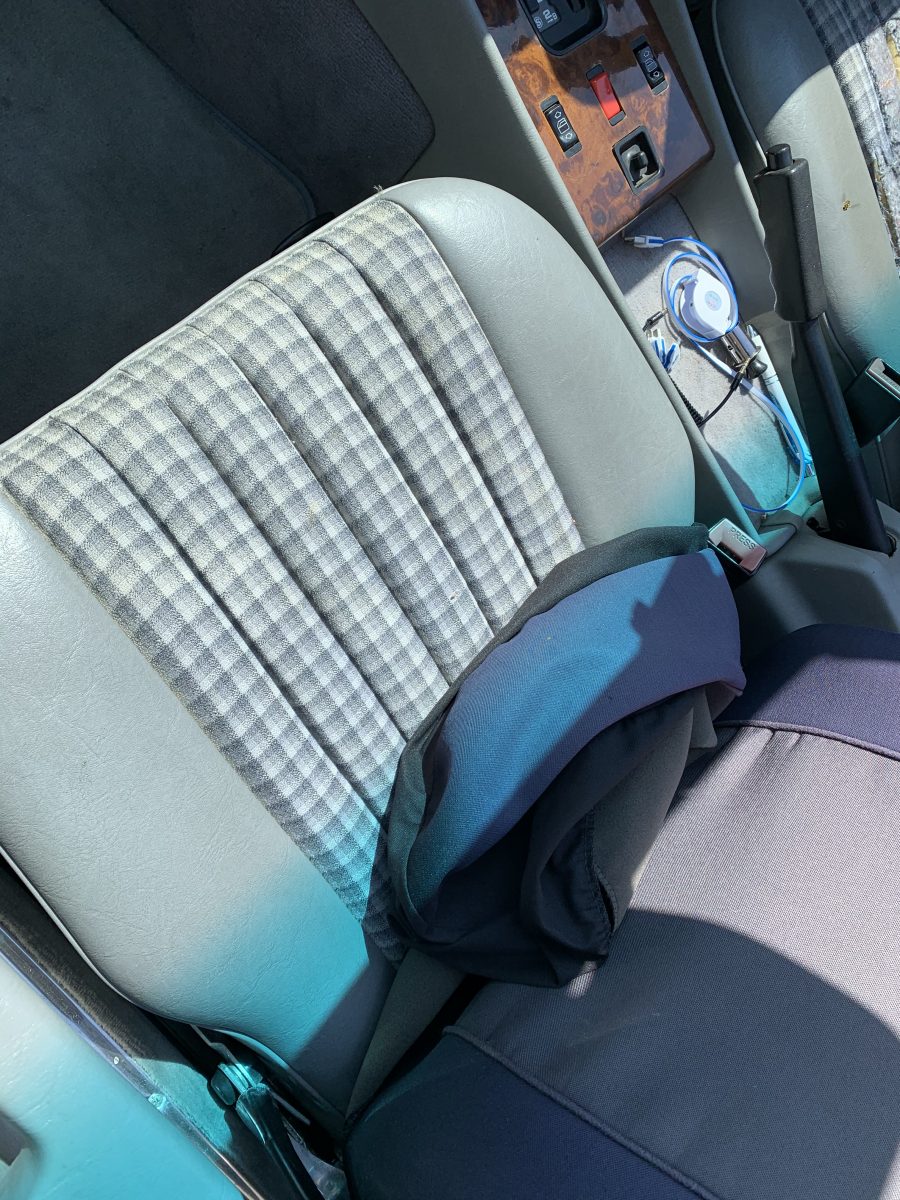 230620 Mercedes 500SL Seat Repairs1 1