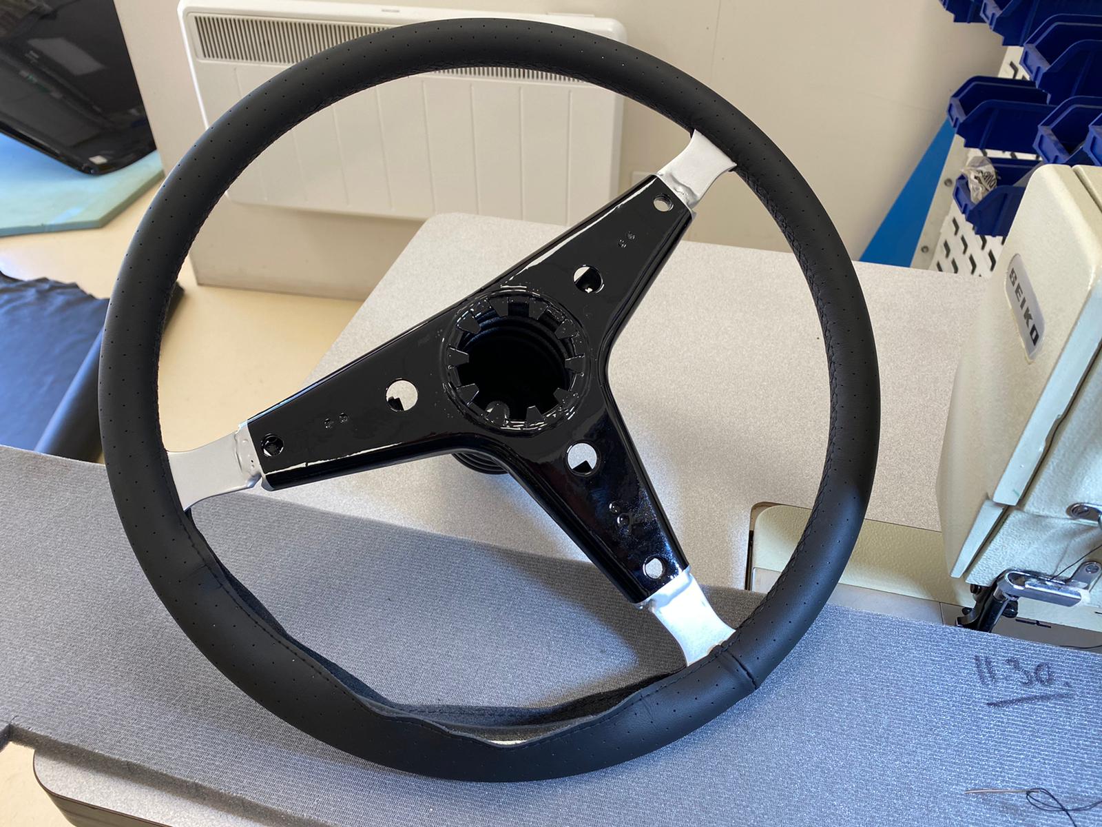 Ford Capri steering whel retrim12 2