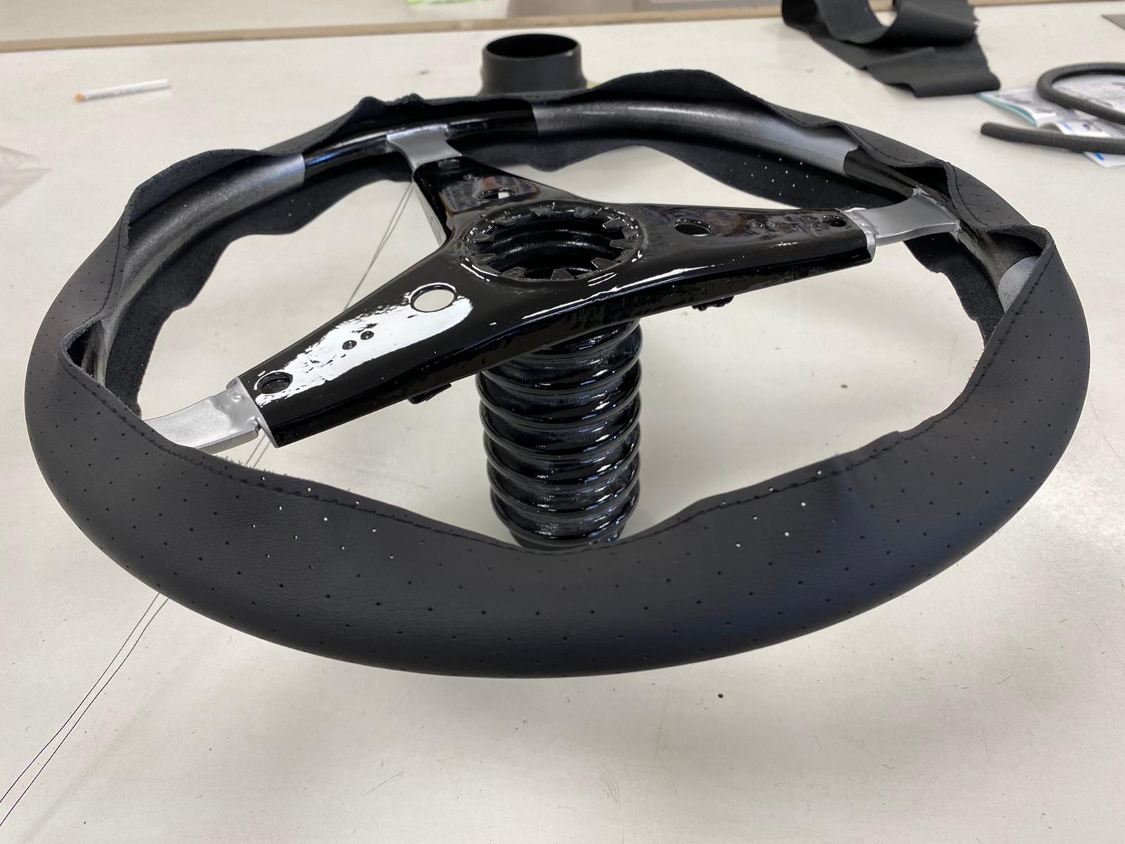 Ford Capri steering whel retrim15 2
