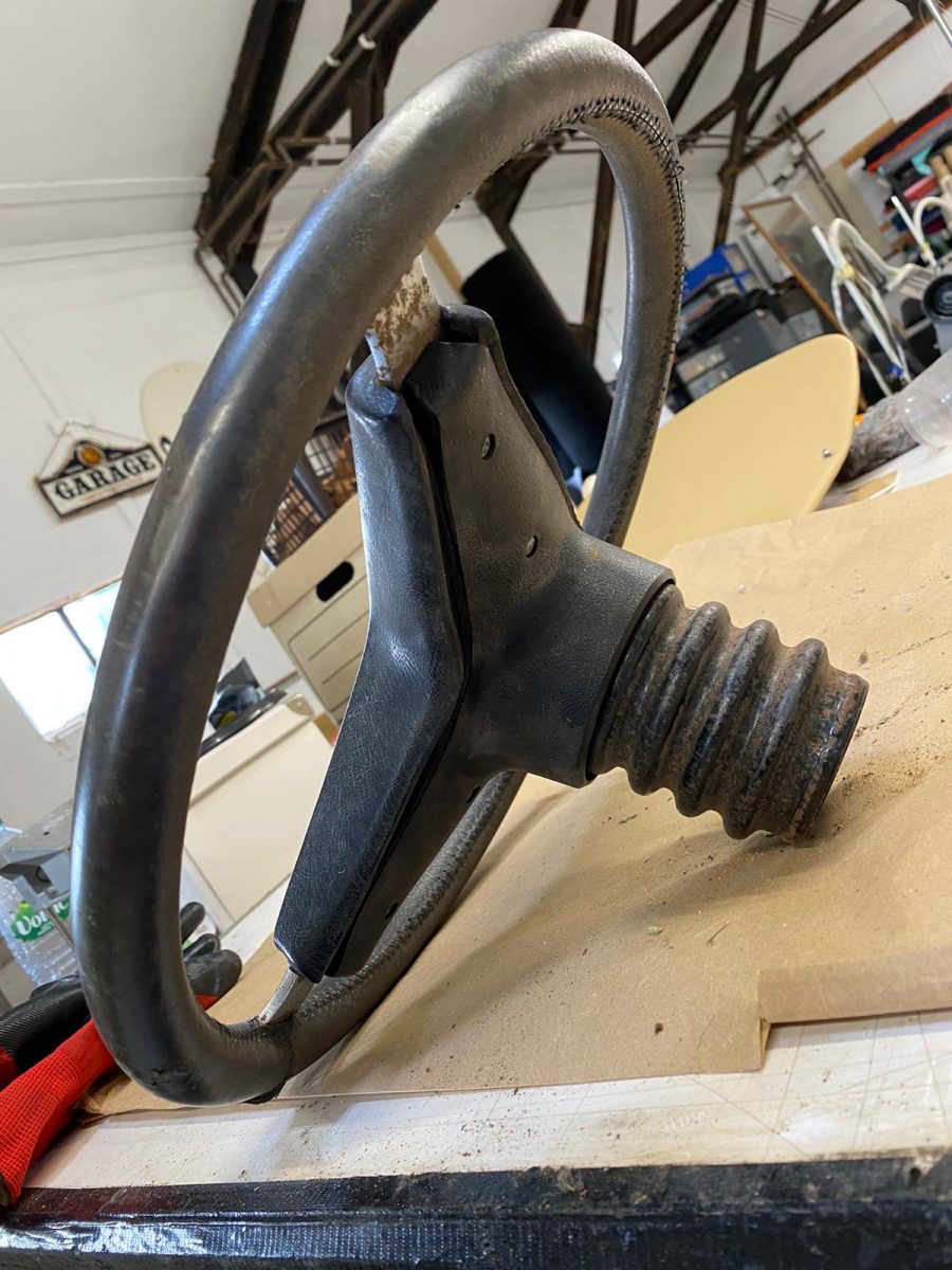 Ford Capri steering whel retrim21 1