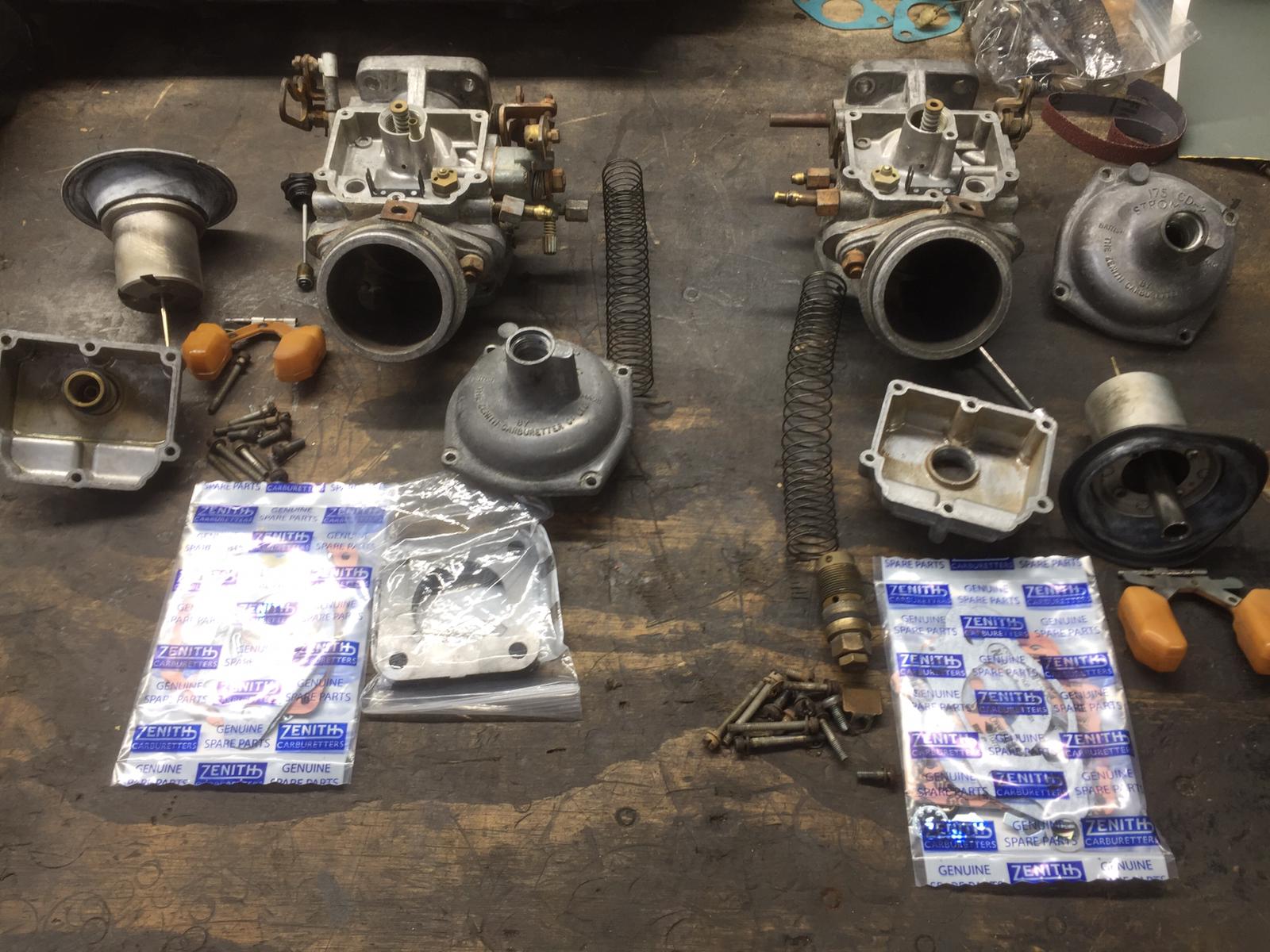 Range Rover Carbs New seals and gaskets3 1