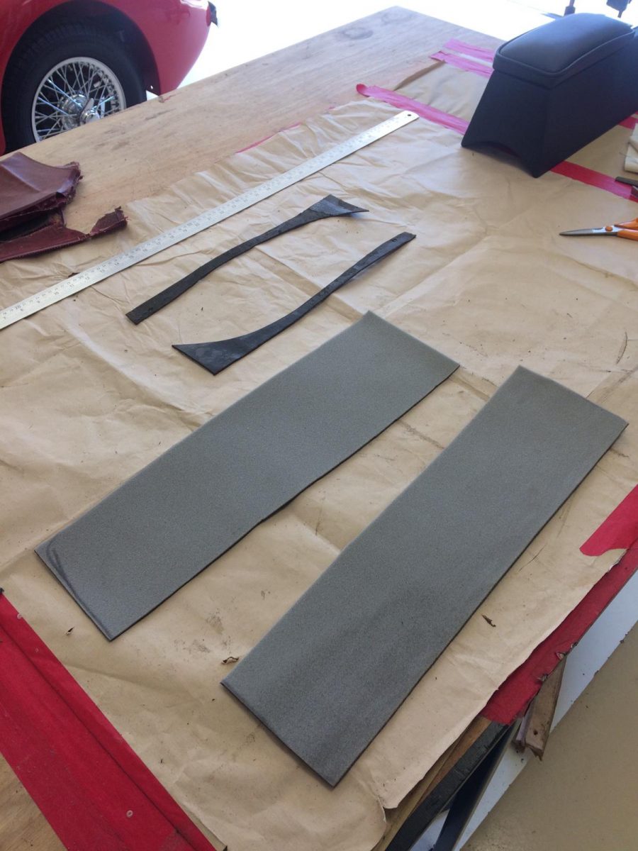 TR6 stripping window surrounds and recovering3 1